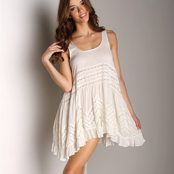 Free People Voile and Lace Trapeze Slip - Picture 12 of 12